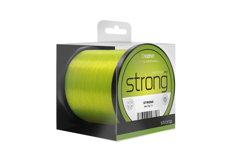 Fir Monofilament Delphin Strong Carp, Galben, 600m (Diametru fir: 0.30 mm)