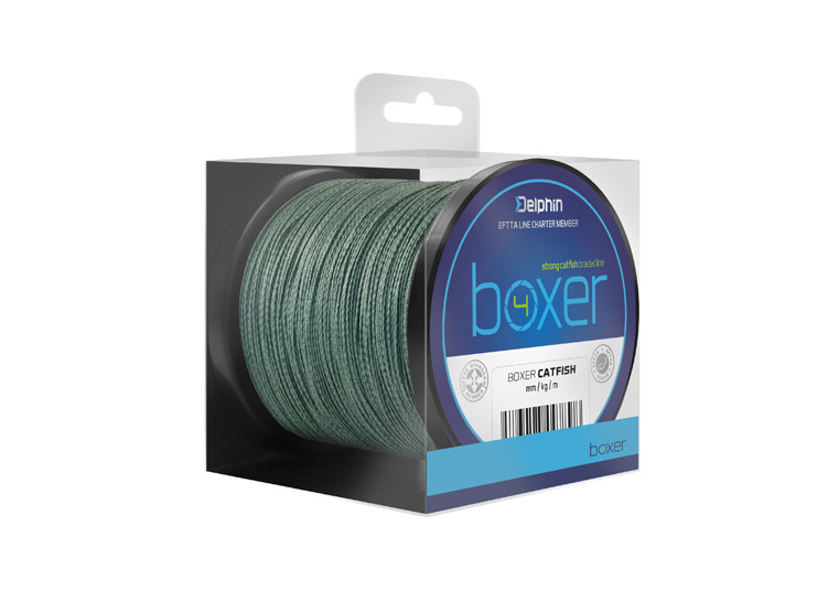 Fir Textil Delphin BOXER, Verde, 150m (Diametru fir: 0.40 mm)