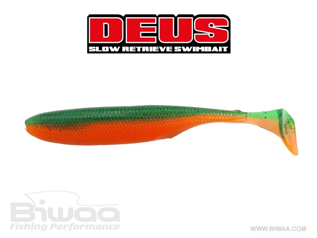 Shad Biwaa Deus Fire Tiger, 10cm, 7buc/plic