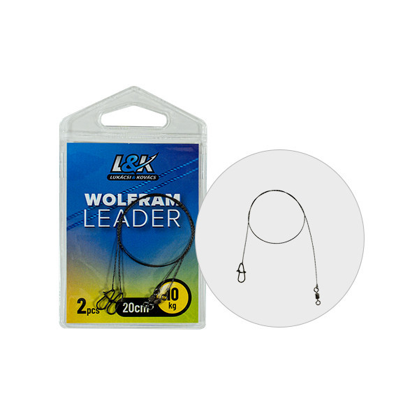 Strune Wolfram L&K, rezistenta 10kg, 2 buc/plic (Lungime struna: 35 cm)