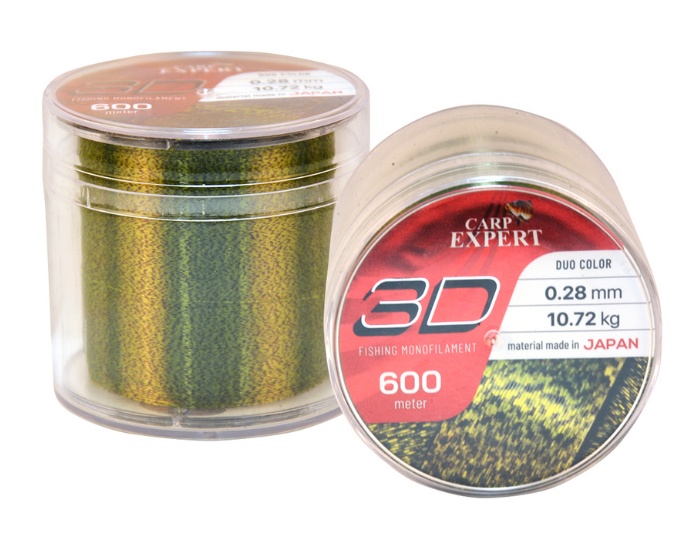 Fir Carp Expert 3D Mono, 600m (Diametru fir: 0.28 mm)
