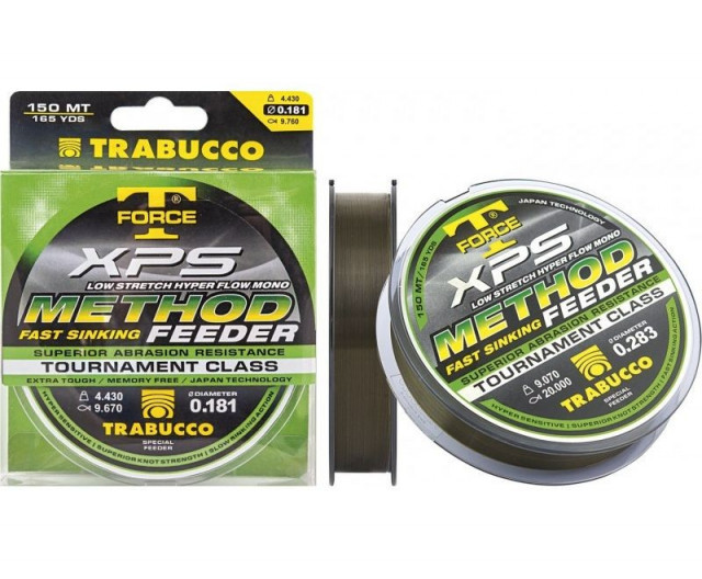 Fir Trabucco XPS Method Feeder, camuflaj, 300m (Diametru fir: 0.22 mm)