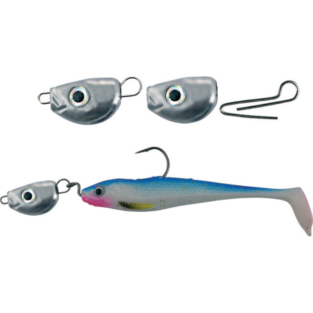 Plumb Jig Jaxon Cheburaska Head, 3buc/plic (Greutate plumb: 5g)