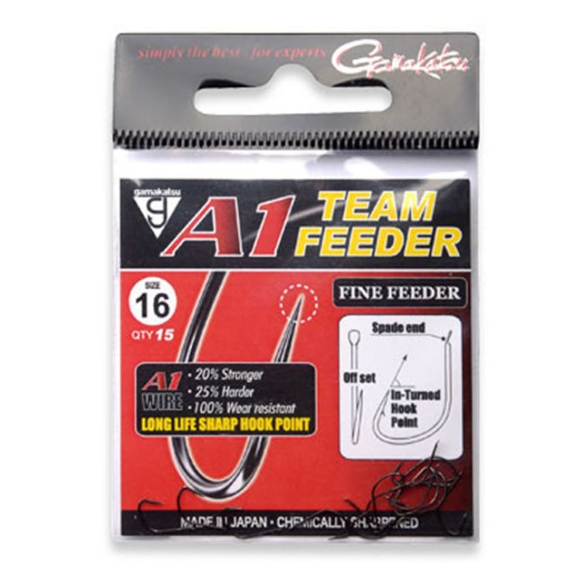Carlige A1 Team Feeder Fine Gamakatsu (Marime Carlige: Nr. 12)