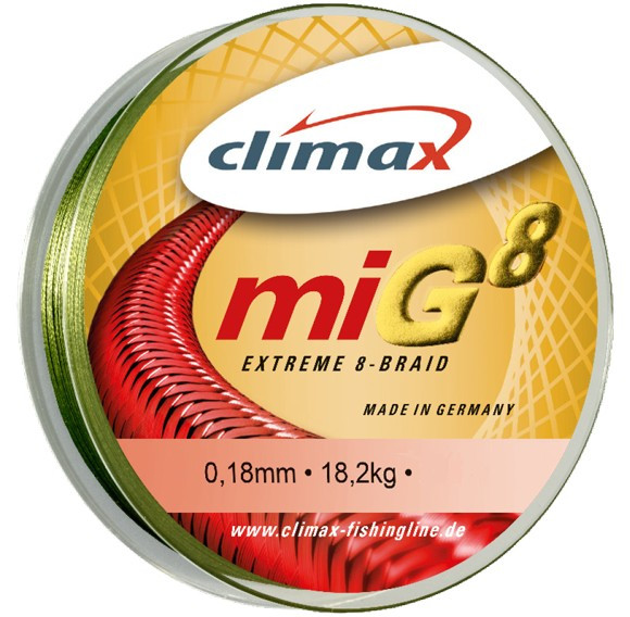 Fir Textil Climax MIG 8, verde, 135m (Diametru fir: 0.22 mm)