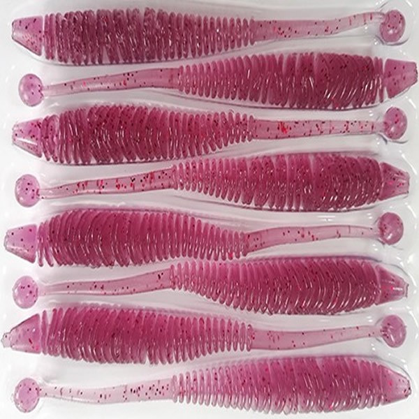 Naluca Evoke Worm UV Purple 10cm, 8buc/plic Rapture