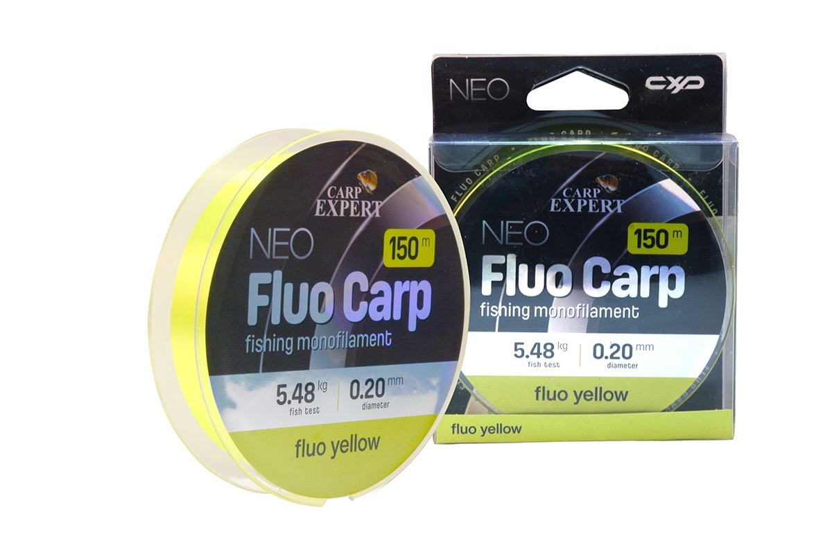 Fir Carp Expert Neo Fluo Carp Galben Mono, 150 m (Diametru fir: 0.20 mm)