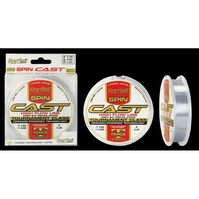 Fir Monofilament Spin Cast 150m Rapture (Diametru fir: 0.22 mm)