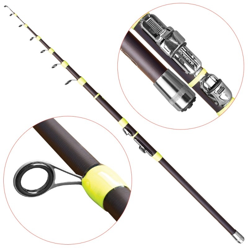 Lanseta telescopica Baracuda Rock 3m, 30-100g