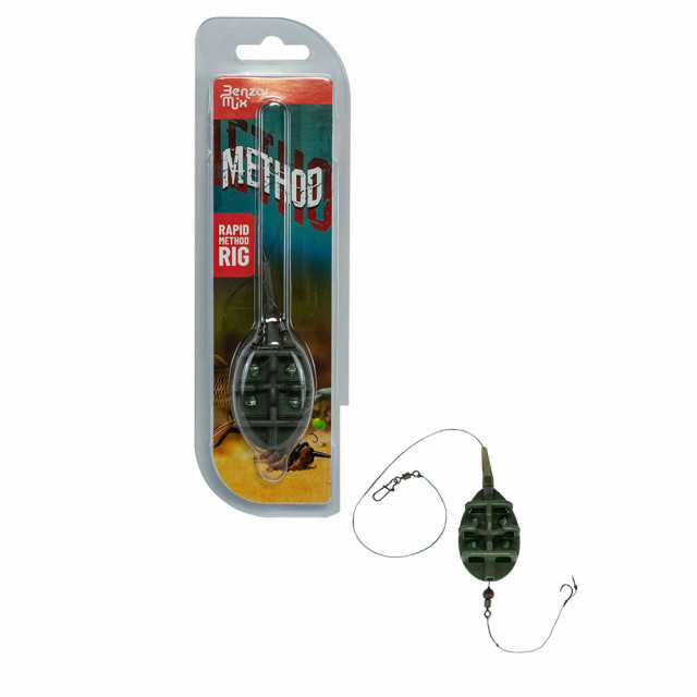 Montura feeder Benzar Rapid Method (Greutate plumb: 50g)