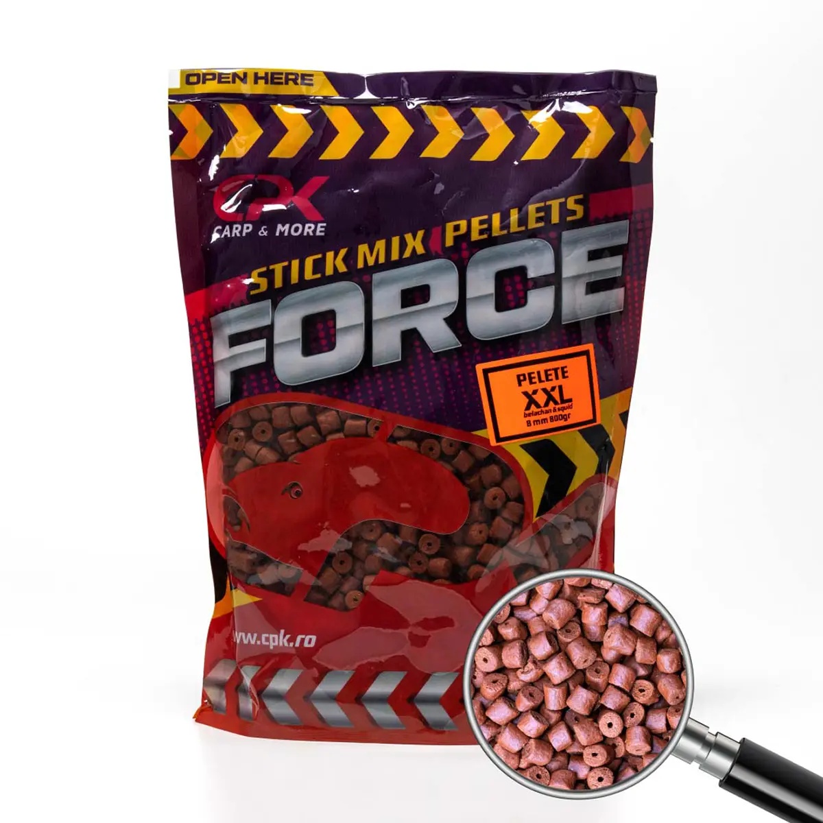 Pelete CPK Force, 8mm, 800g (Aroma: XXL)