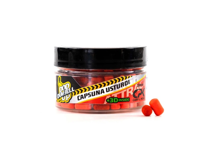 Pop Up de Carlig CPK Dumbell 3D, 10mm, 20g (Aroma: Ananas)