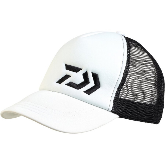 Sapca Daiwa Matelasse Mesh, alb-negru