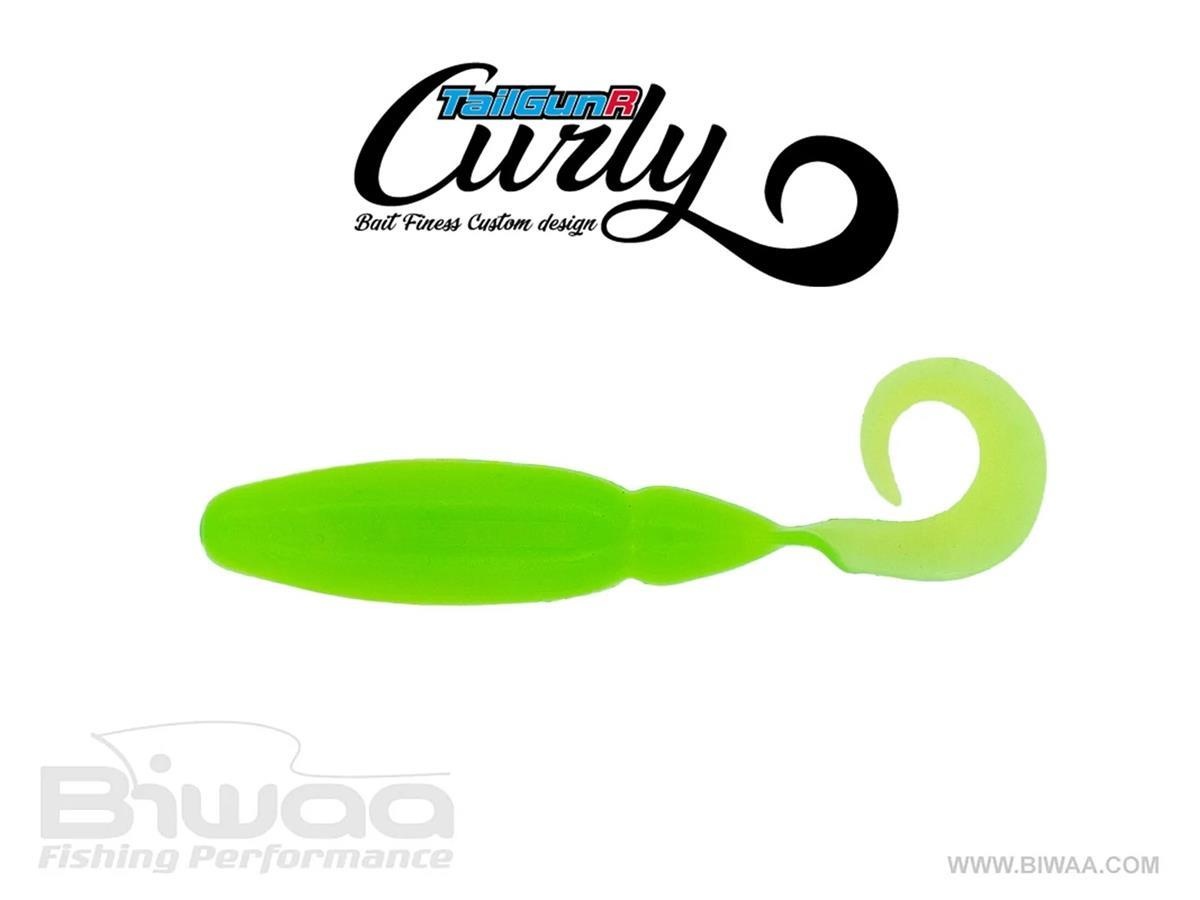 Shad Biwaa TailGunr Curly Limetreuse 9cm, 7buc/plic