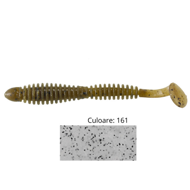Shad Tiemco Locoism Flexy 3", culoare 161, 7.6cm, 9buc