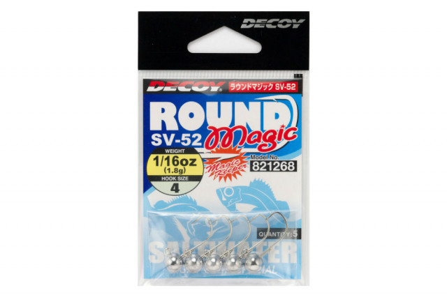 Carlige Decoy Jig Sv-52 Round Magic, Nr. 6 (Marime Carlige: Nr. 6, Greutate jig: 1.4 g)
