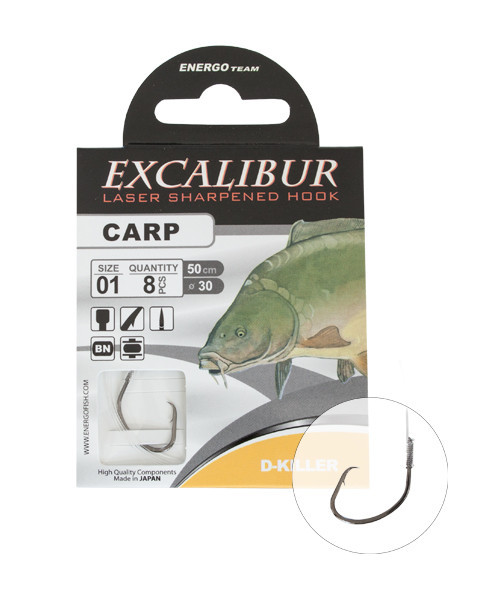 Carlige legate Excalibur D. Killer (Marime Carlige: Nr. 2)