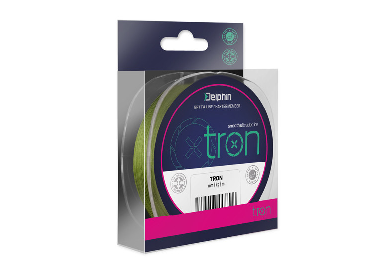 Fir Textil Delphin Tron, Verde, 130m (Diametru fir: 0.06 mm)