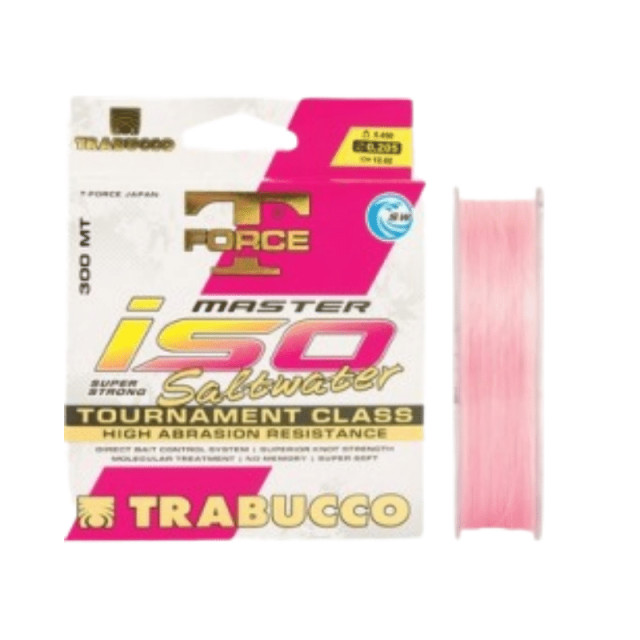 Fir Trabucco Tournament ISO Master, Light Pink, 300m (Diametru fir: 0.28 mm)