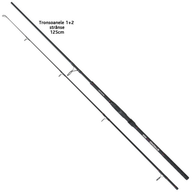 Lanseta Baracuda Strong Carp 3m, 3 lbs, 2+1 tronsoane