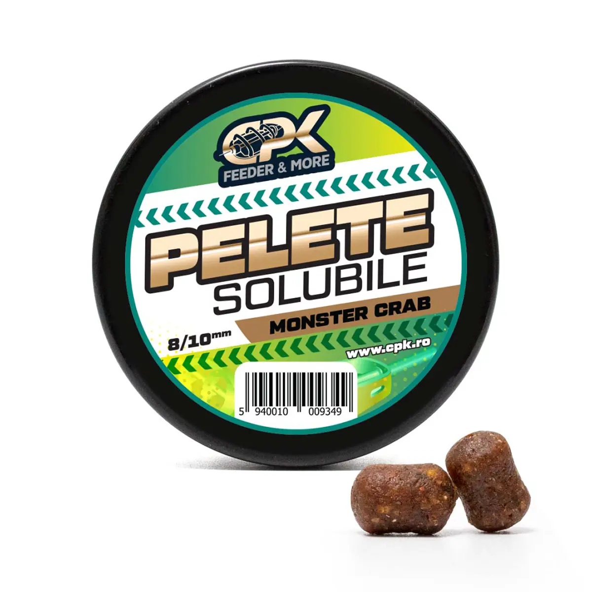Pelete Solubile Feeder CPK, 8-10mm, 40g (Aroma: Sweetcorn)