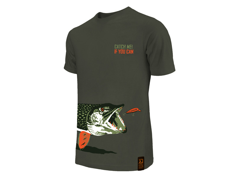 Tricou Delphin Catch Me! Stiuca (Marime: XXL)