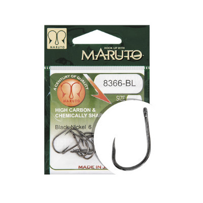 Carlige Maruto 8366-BL, barbless, 10buc (Marime: 6)