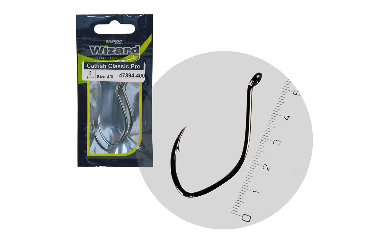 Carlige somn Wizard Catfish Classic Pro, 2 buc/plic (Marime Carlige: Nr. 4/0)