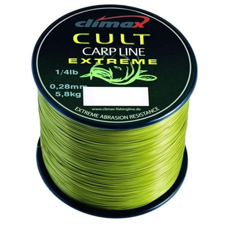 Fir Climax Cult Carp Extreme, verde, 1000m (Diametru fir: 0.28 mm)