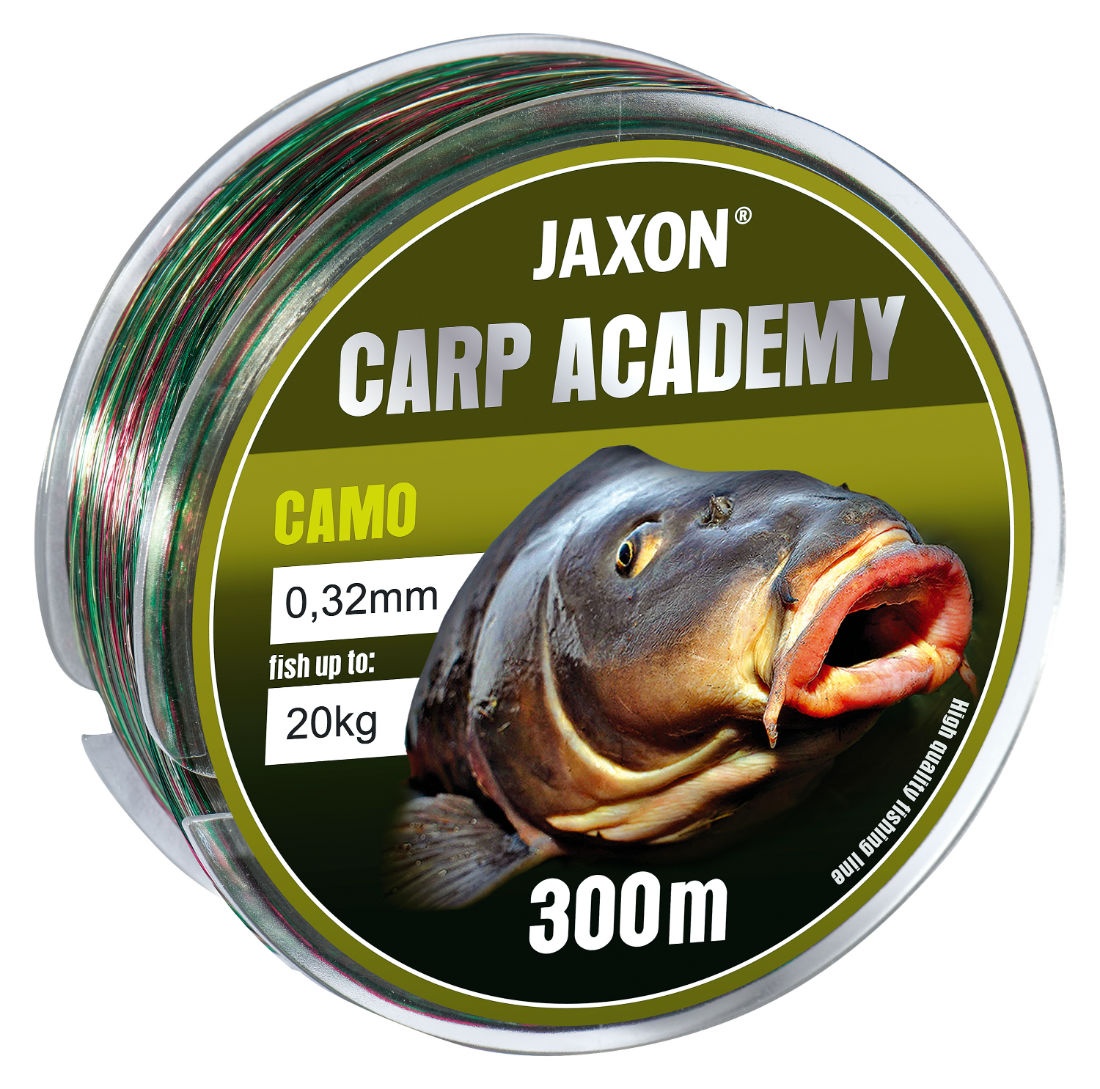 Fir Monofilament Jaxon Carp Academy Camo, 300m (Diametru fir: 0.25 mm)