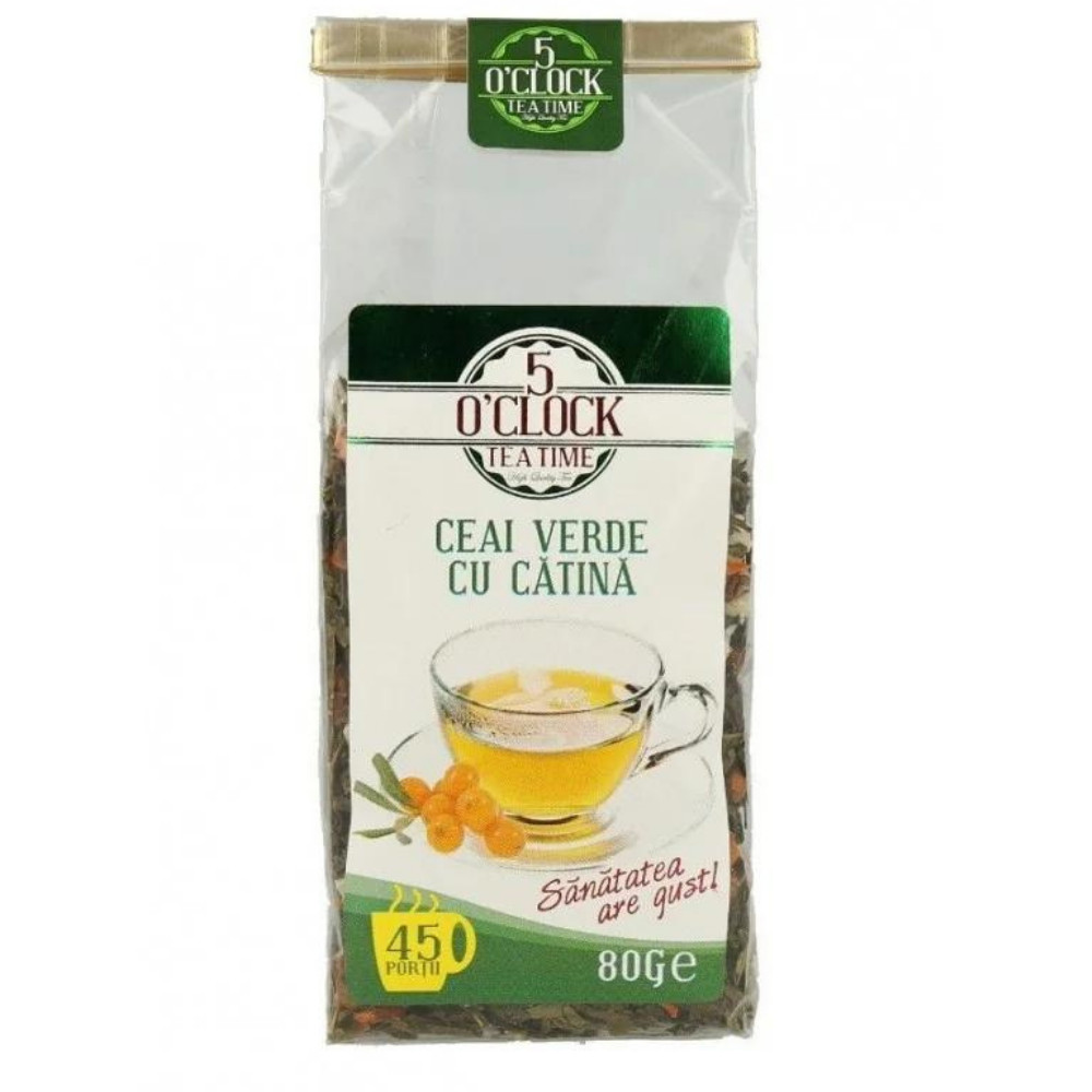 5 O'Clock Tea Ceai Verde cu Catina 80g