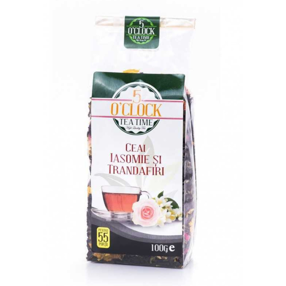 5 O'Clock Tea Iasomie si trandafiri 100g
