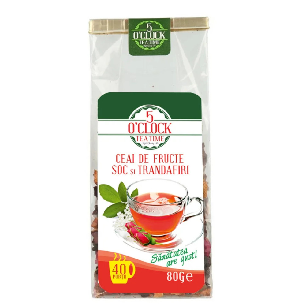 5 O'Clock Tea Fructe Soc si Trandafir 80g