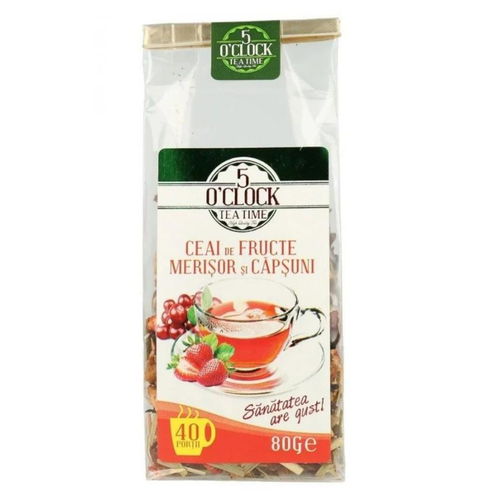 5 O'Clock Tea Merisor si Capsuni 80g