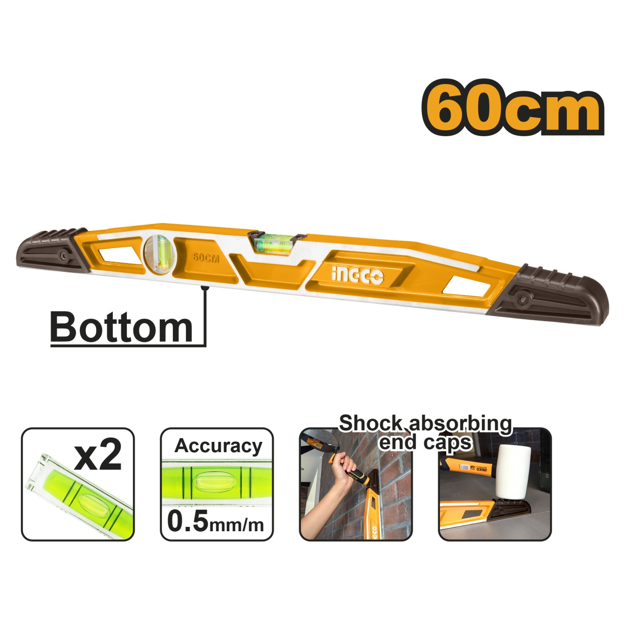 Boloboc Curbat 60cm INGCO HBSL08060