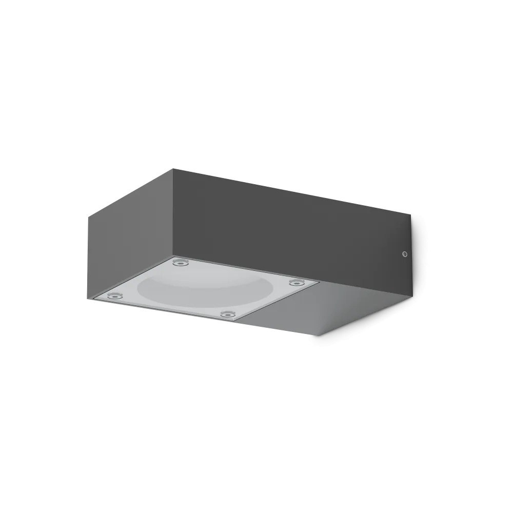 Aplica exterior Sirio, 1xGX53, IP65, neagra, Ideal Lux