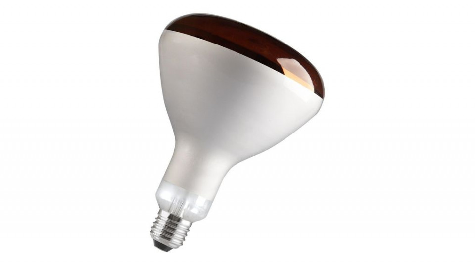 Bec infrarosu de incalzire 250W E27, Tungsram