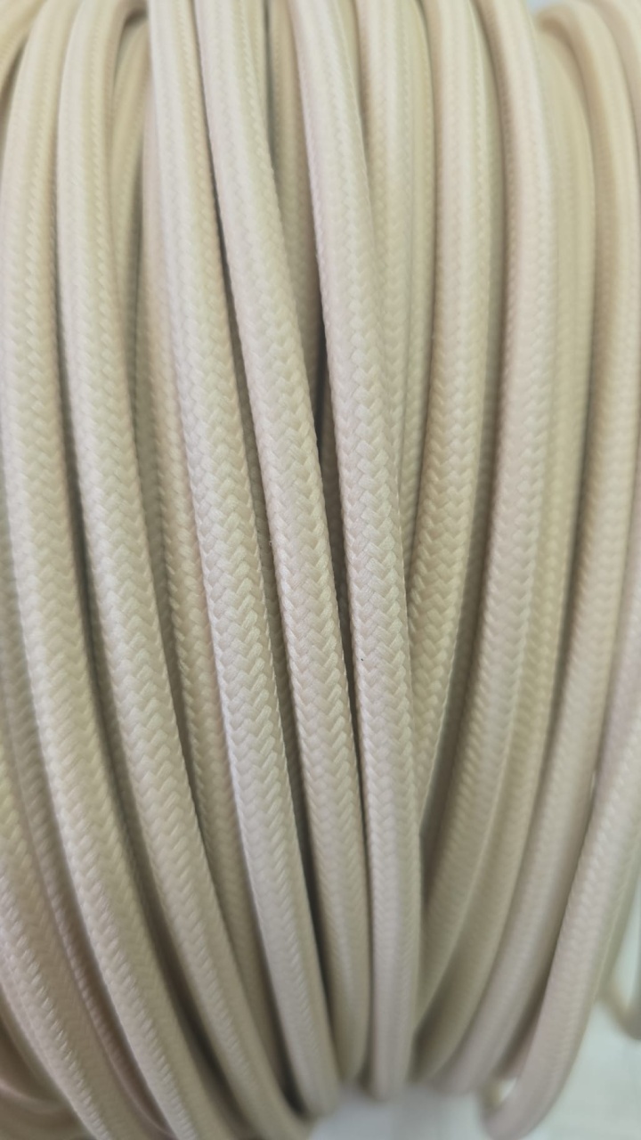 Cablu Textil Bej 2x0,75