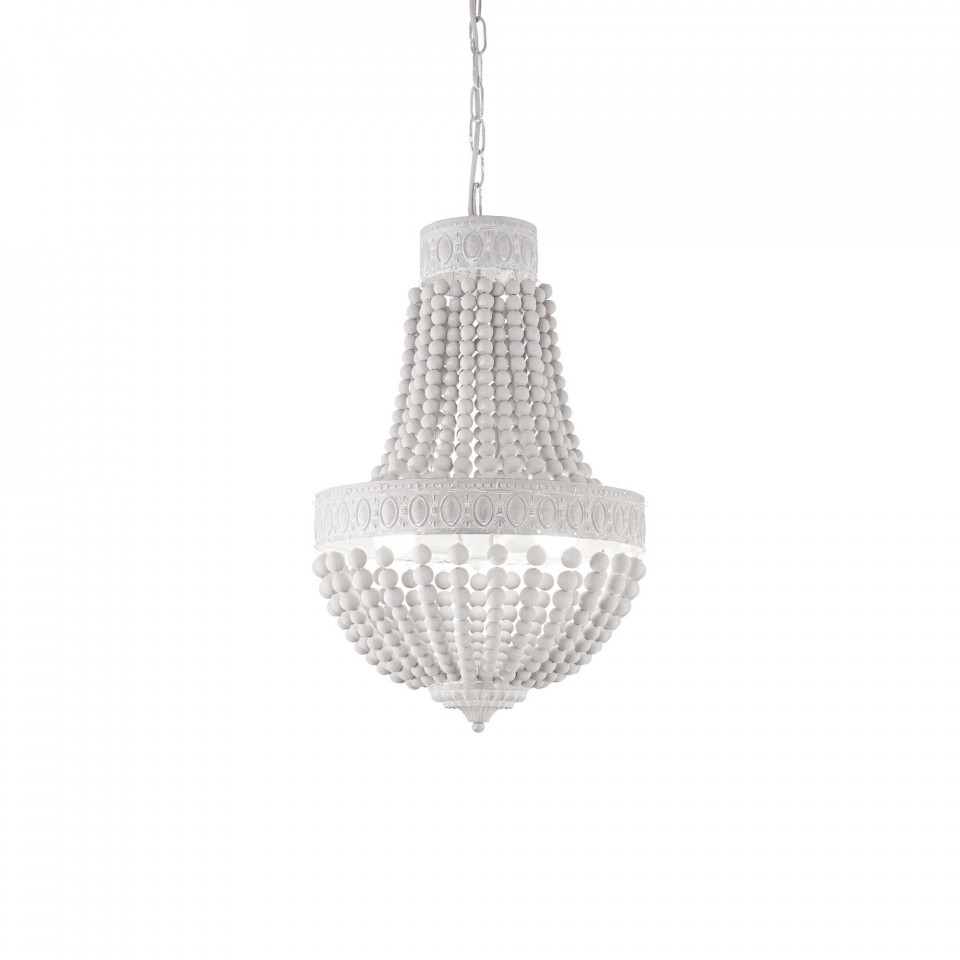 Candelabru Monet 162737, 5xE14, alb, IP20, Ideal Lux