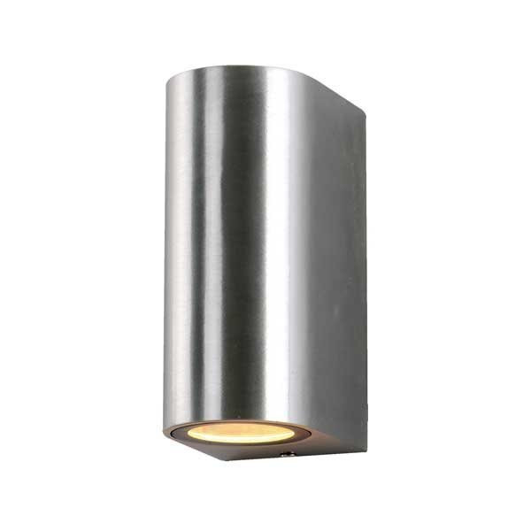 Corp de perete pentru exterior, aluminiu, 2 becuri, dulie GU10, protectie IP54, Optonica