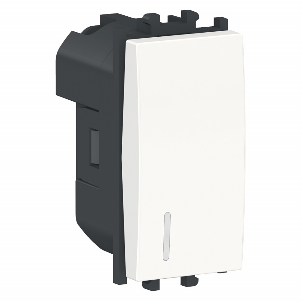 Intrerupator cu led, 1 modul, alb, Schneider Easy Styl