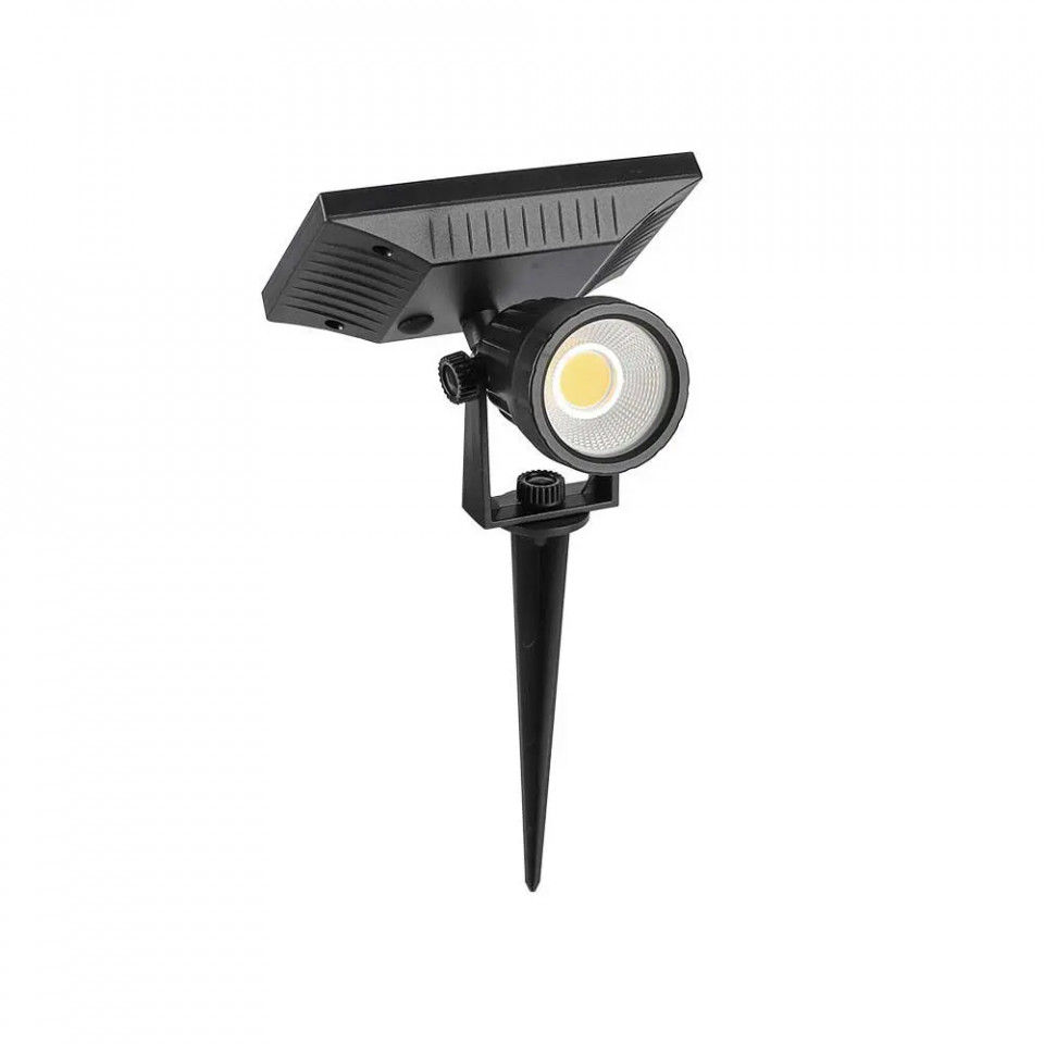 Lampa de gradina cu panou solar LED 2W, V-TAC
