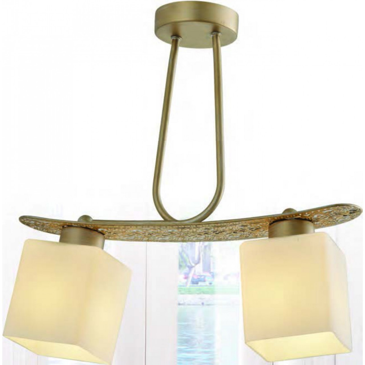 Lustra Goldie KL6612, 2xE27, aurie, IP20, Klausen