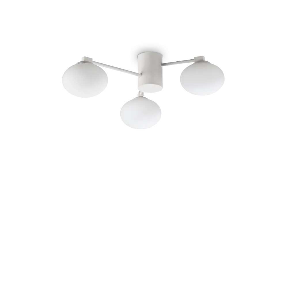 Lustra Hermes 3xG9, Ø600mm, IP20, alba, Ideal Lux