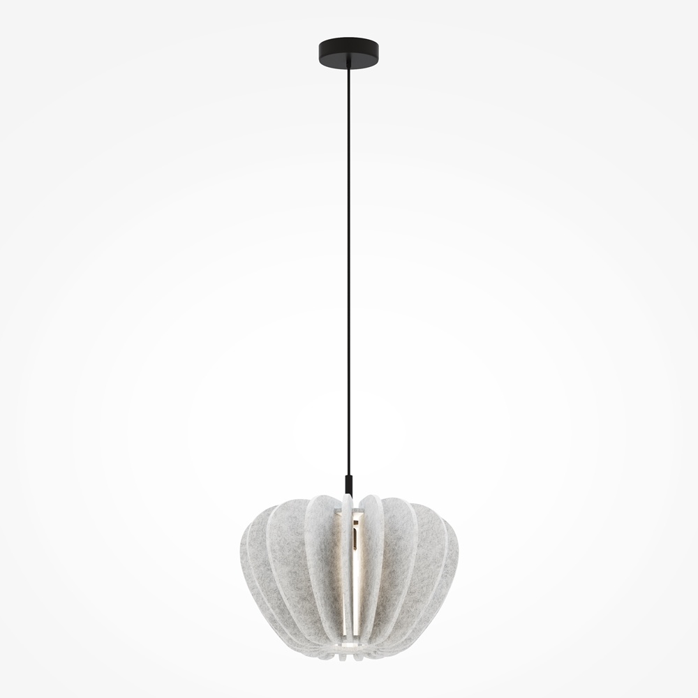 Pendul Cambio, E27, negru, gri deschis, Maytoni