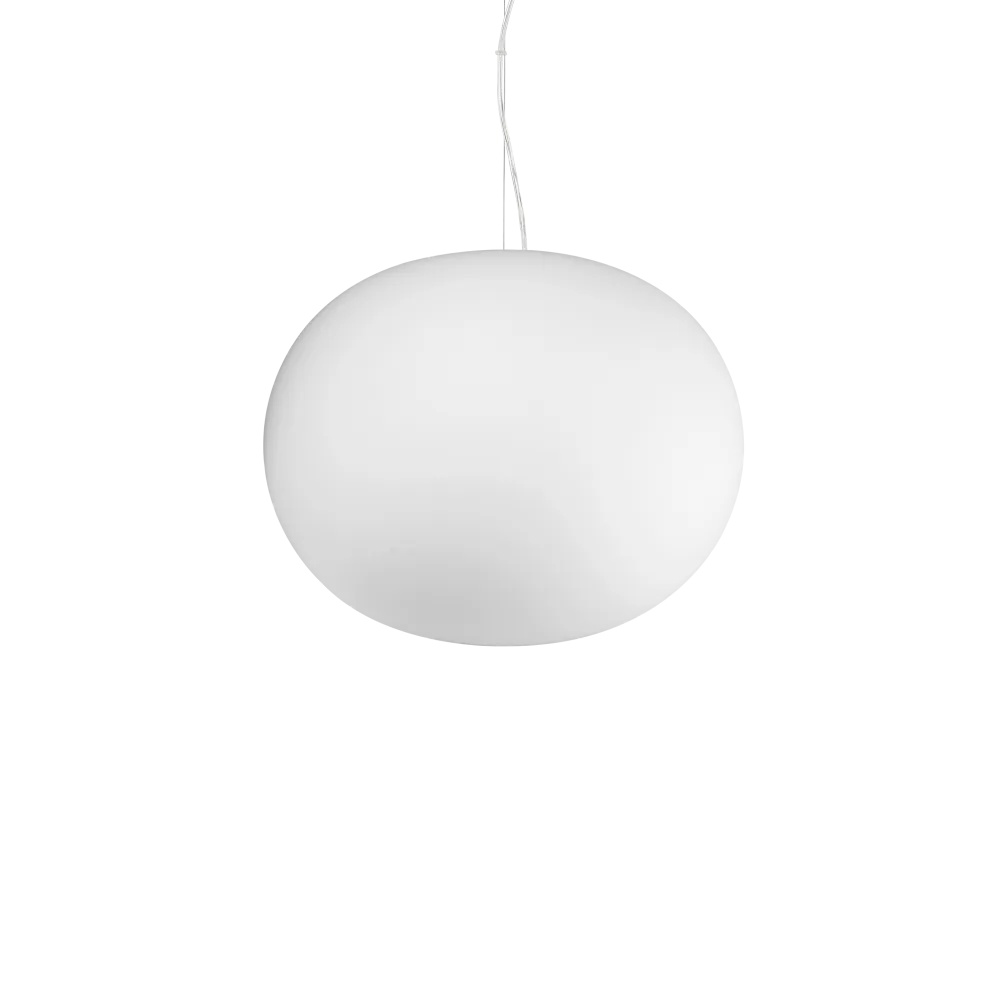 Pendul Cotton D40 1xE27, IP20, alb, Ideal Lux