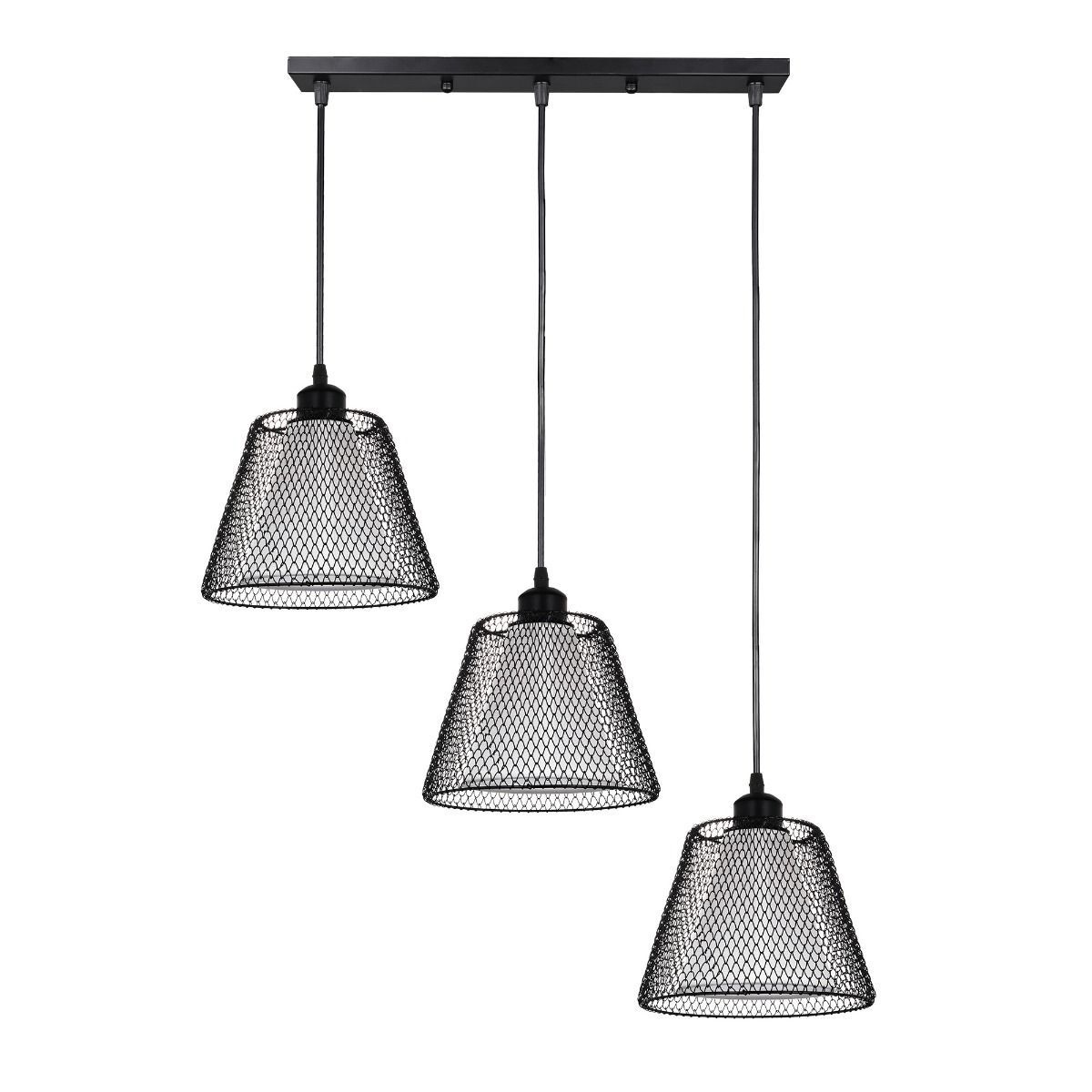 Pendul Novos SP3, 3xE27, negru, Klausen