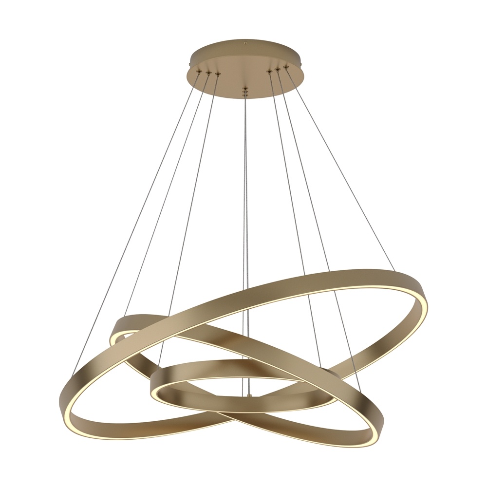 Pendul Rim, 115W, lumina calda (3000K), alama, Maytoni
