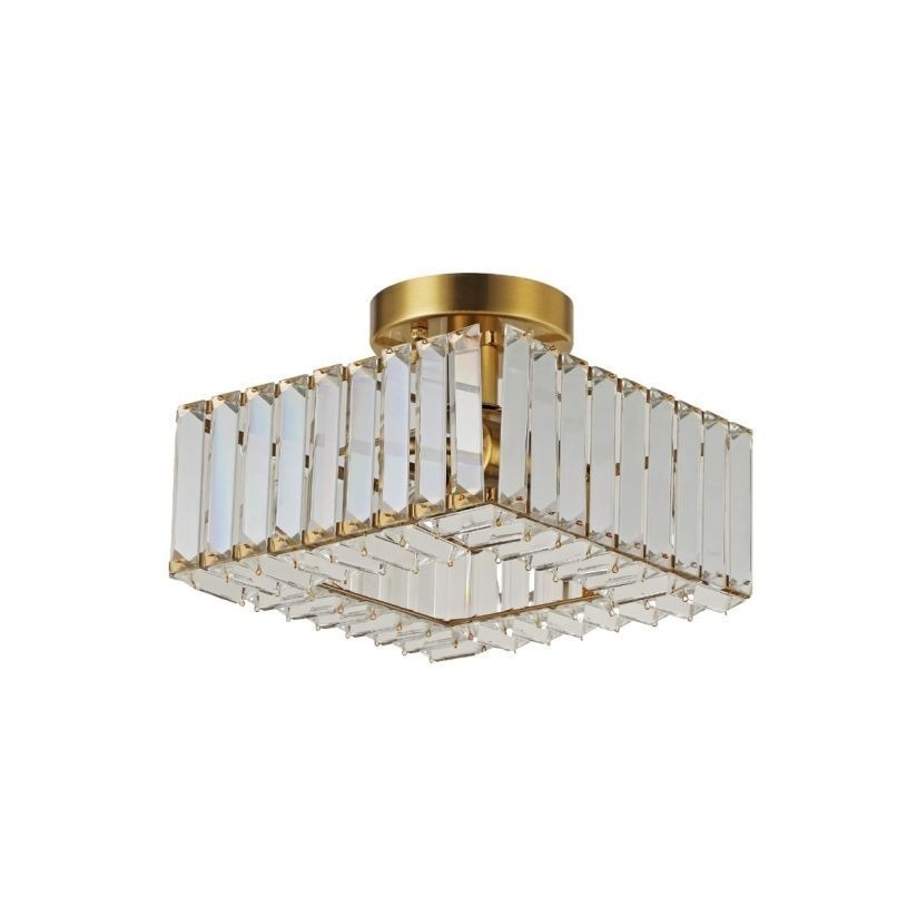 Plafoniera patrata Cozy, 2xE27, IP20, cupru, Klausen