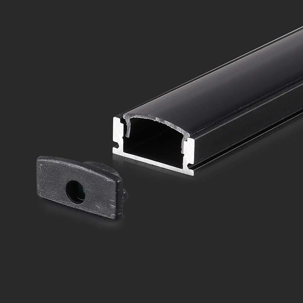 Profil Banda LED, Aplicat (PT), Negru, 2m